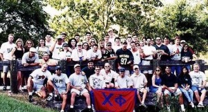 Chi Phi at Bulls First Football Game